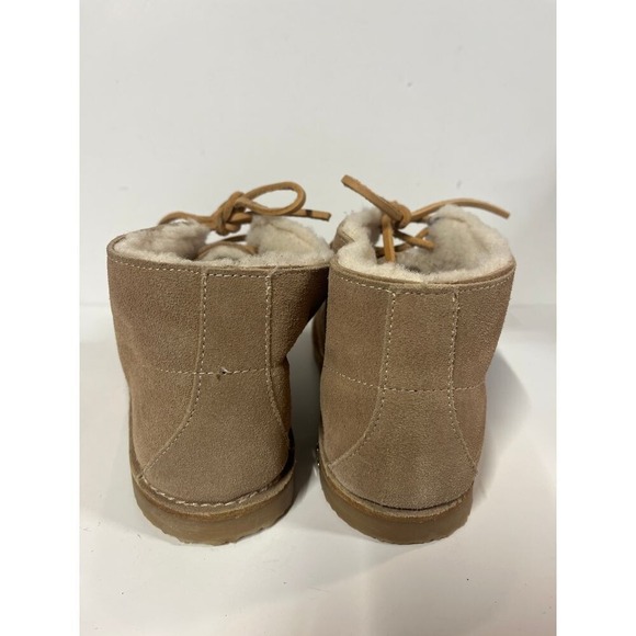 BEEK Handmade Suede Shearling Lined Penguin‎ Chukka Ankle Boots Cozy SZ8 NEW - Picture 4 of 9